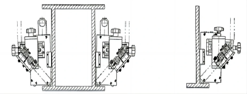 Welding Tractor Carbon Steel Ka-H5-G T Profile Double-Sided Fillet Welding Car