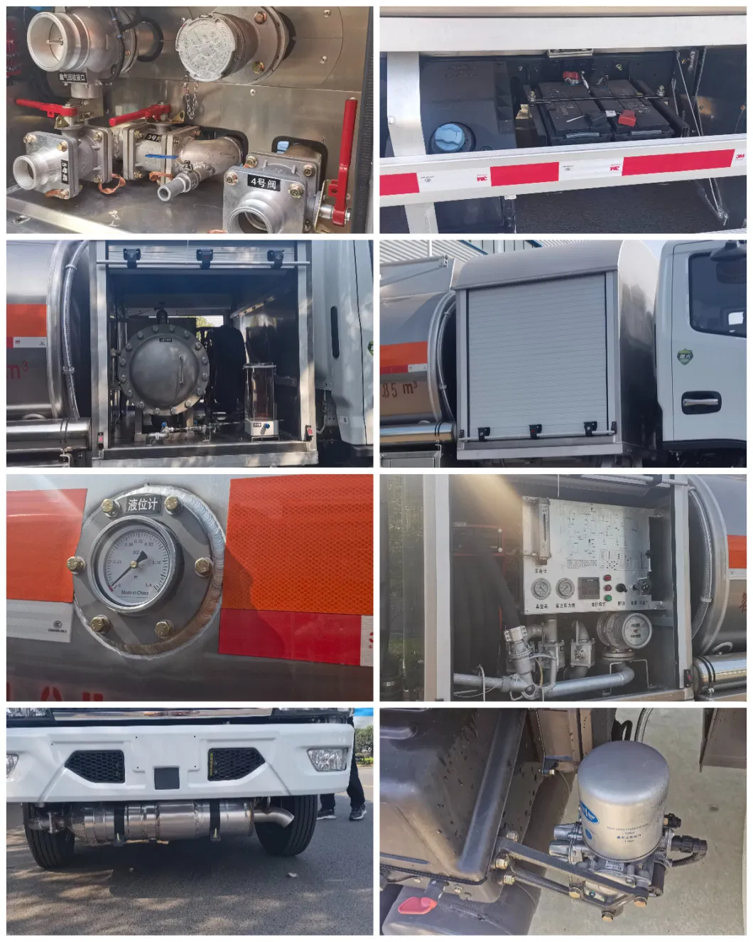 Factory Price 5000L Liter Fuel Tank Truck Airplane Helicopter Oil Tanker Refueling Truck