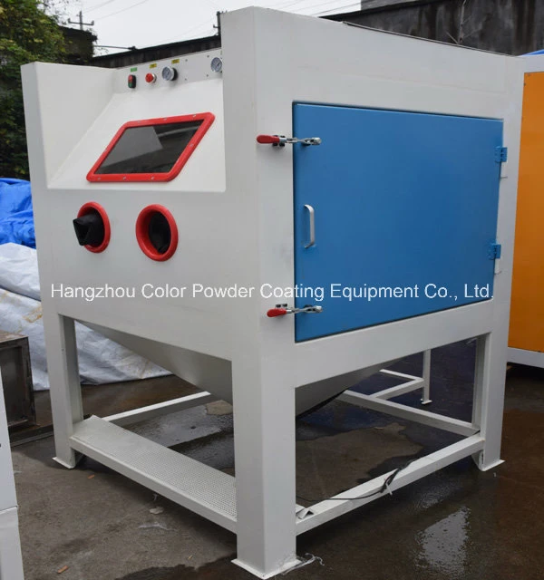 Sandblasting Cabinet with Dust Collector, Trigger Gun, Nozzles