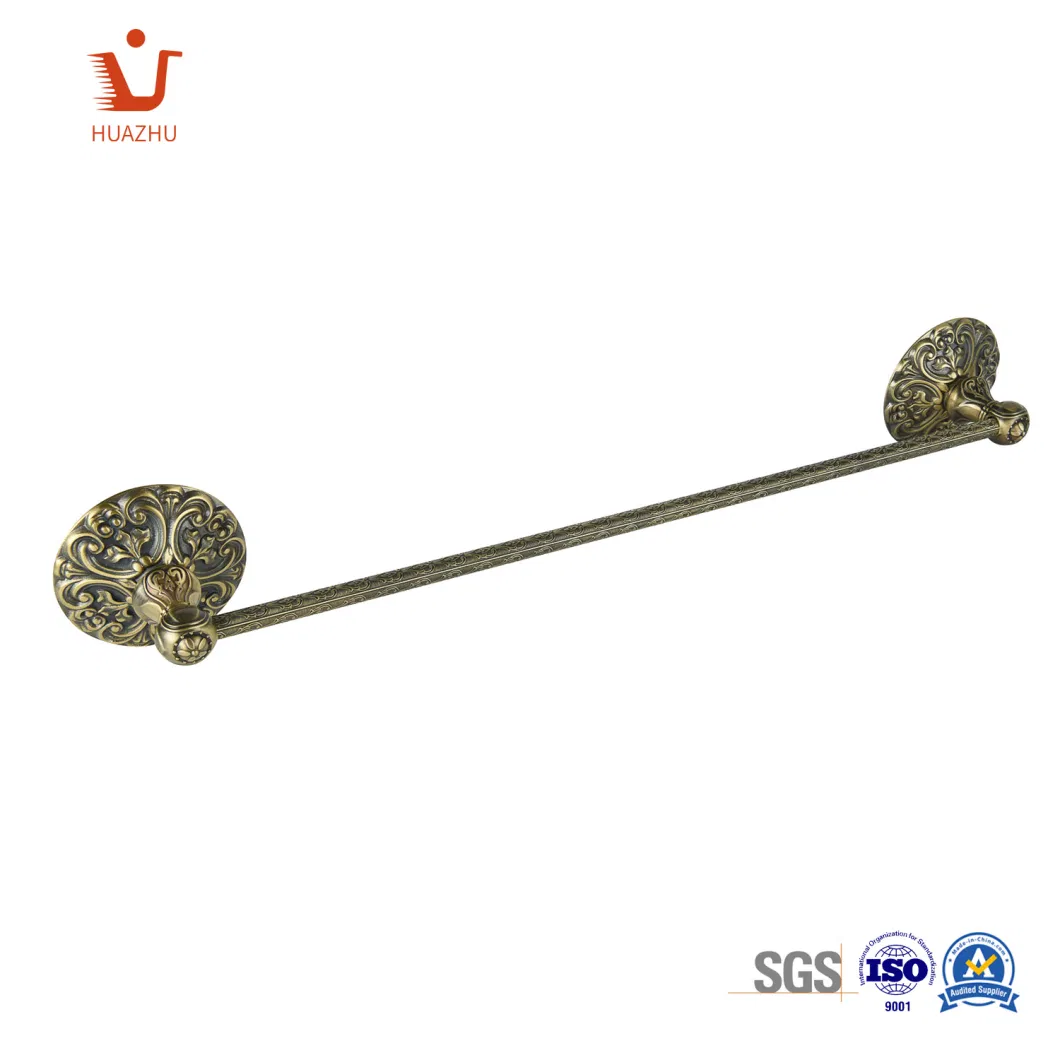 Wall Mounted Zinc Alloy Towel Rack Stainless Steel Towel Rail for Bathroom Towel Holder Chinese OEM Manufacturer