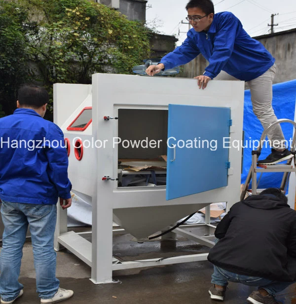 Sandblasting Cabinet with Dust Collector, Trigger Gun, Nozzles