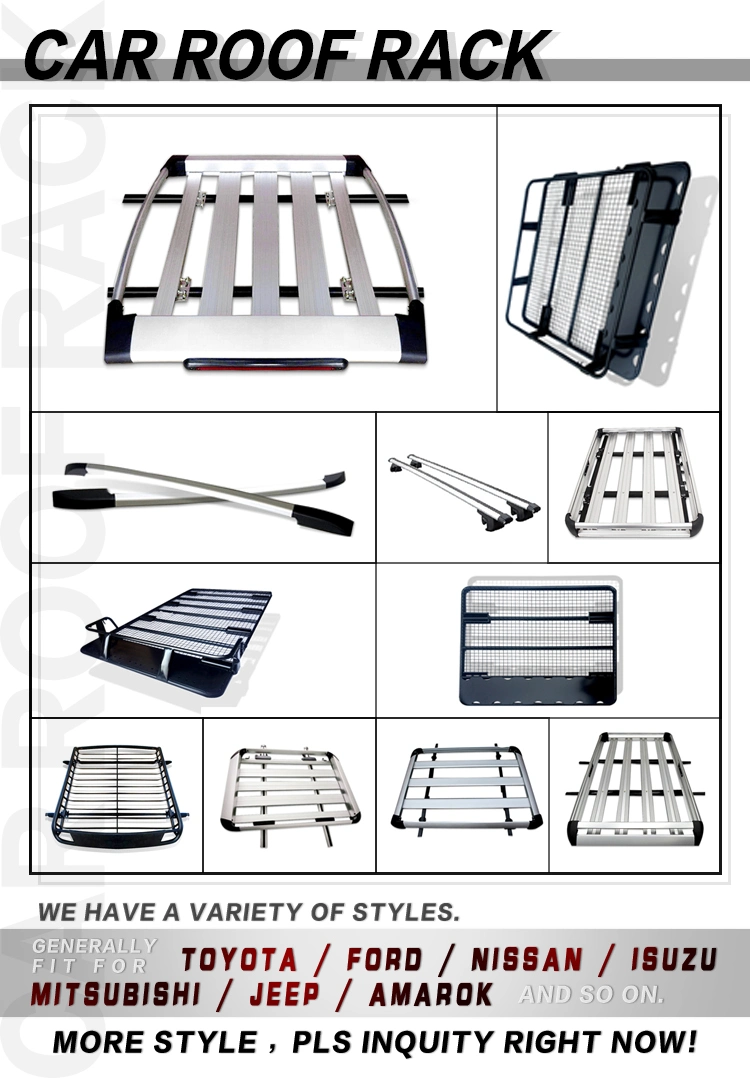 Wholesale Heavy Duty Car 4X4 Pickup Truck Luggage Carrier Aluminium Roof Rack for SUV and Pickup Truck