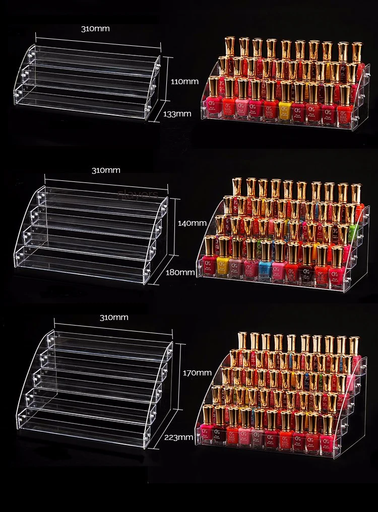 Acrylic Display Rack Clear Acrylic Rack for Cosmetic