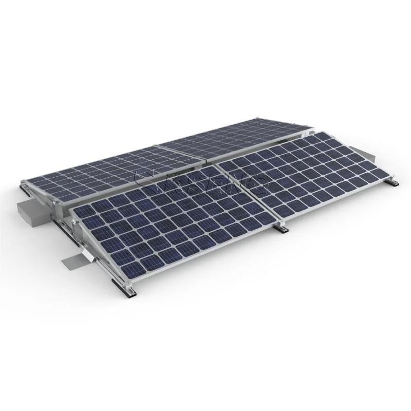 Solar Manufacturing Companies PV Solar Panel Roof Racking Mount System Solar Rack Ballasted Roof Mounting