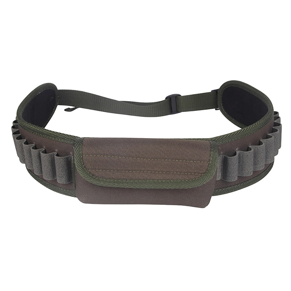 Outdoor Hunting Pouch 30 Rounds Belt Waterproof Green Neoprene Shooting Pouch Bandolier Ammo Belt Wyz21653