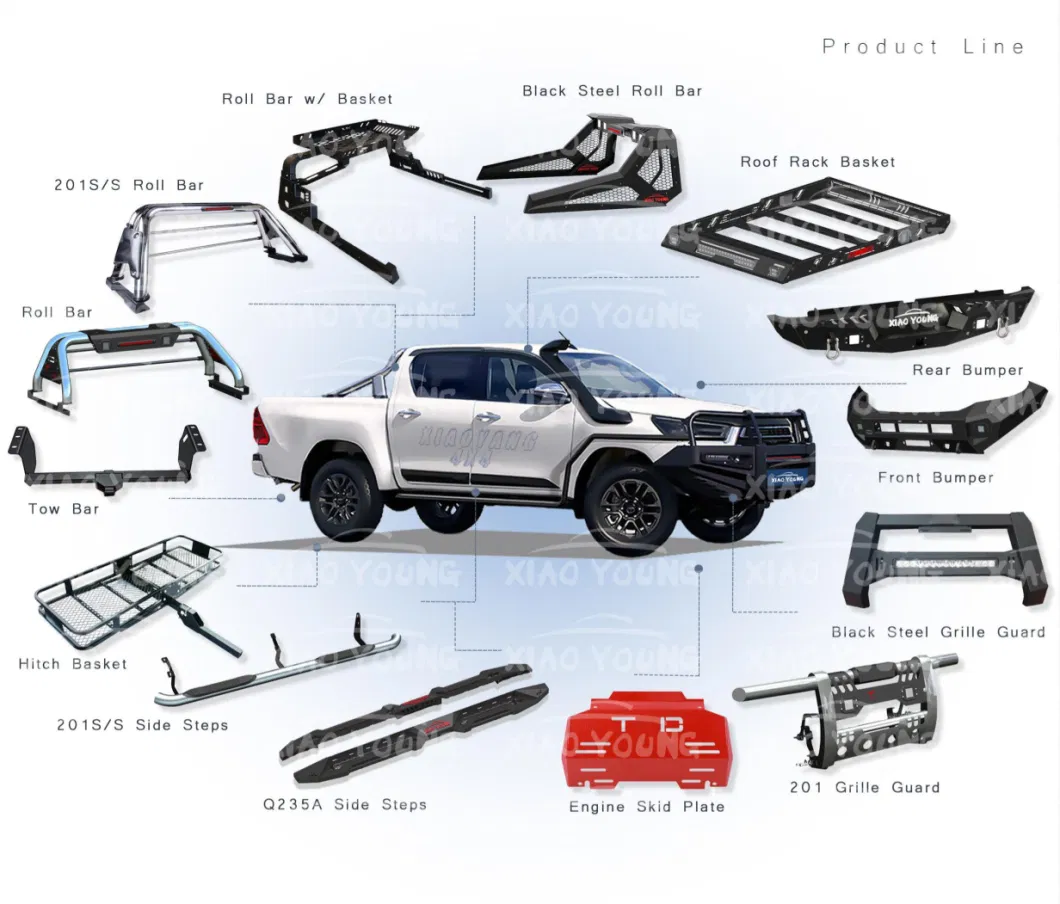 SUV Pickup Truck 4X4 Parts Universal Roof Rack Bakset Aluminum Luggage Rack