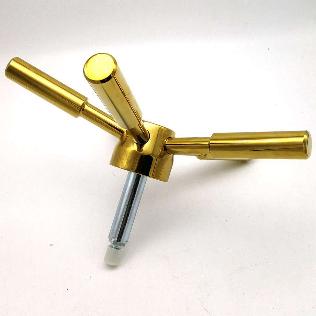 OEM /ODM Price Five Spoke Brass Color Safe Handle for Gun Safe