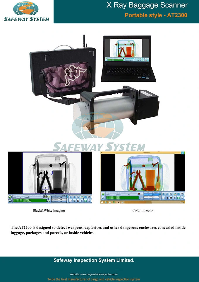 Portable Security X-ray Introscope Machine Mobile X-ray Scanner