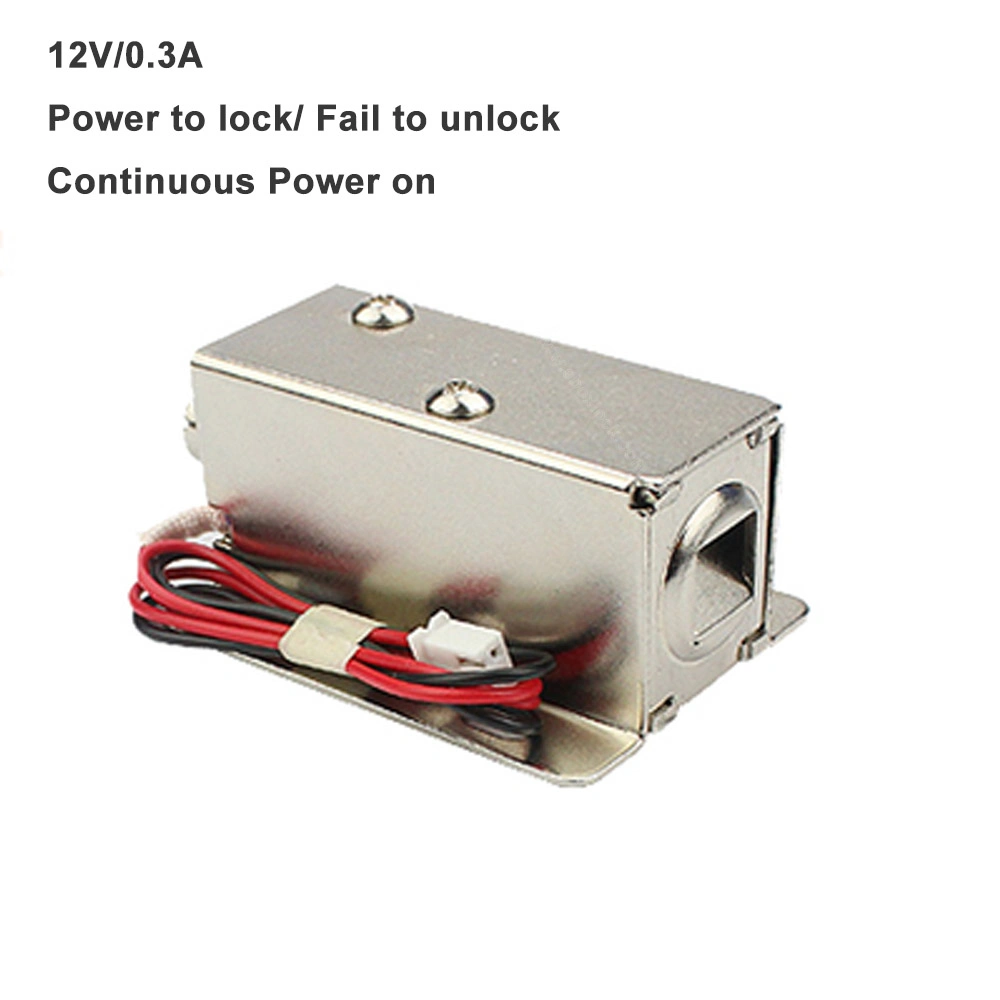 12VDC 0.3A Solenoid Electric Door Lock Fail Safe