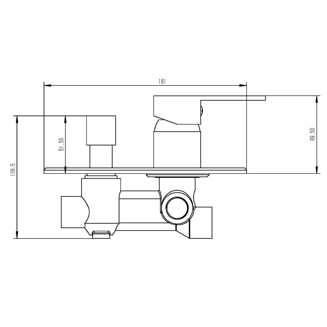 Great Chrome Concealed Shower System Mixers Factory Concealed Vertical Shower Faucet China Gl5025A501 Shower Faucet Fast Concealed Mixer Shower System Faucet