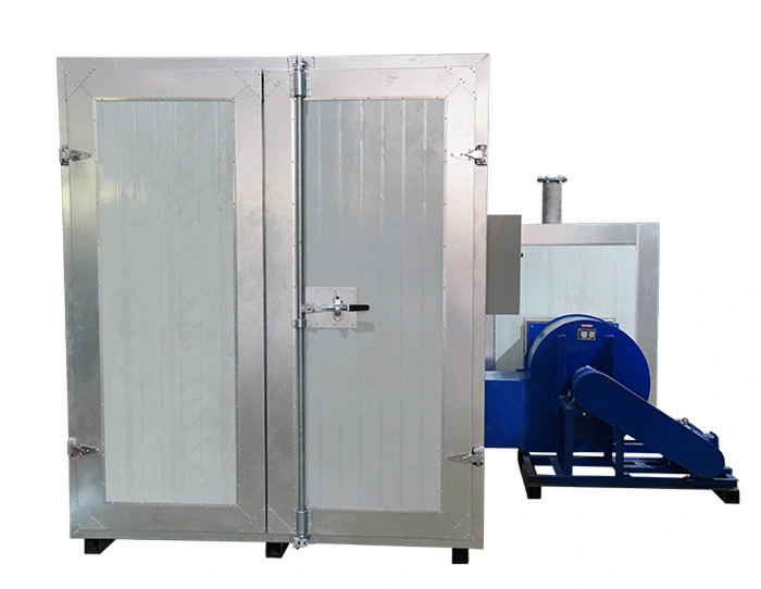 5m Gas Powered Powder Coating Industrial Bake Oven with Overhead Conveyor