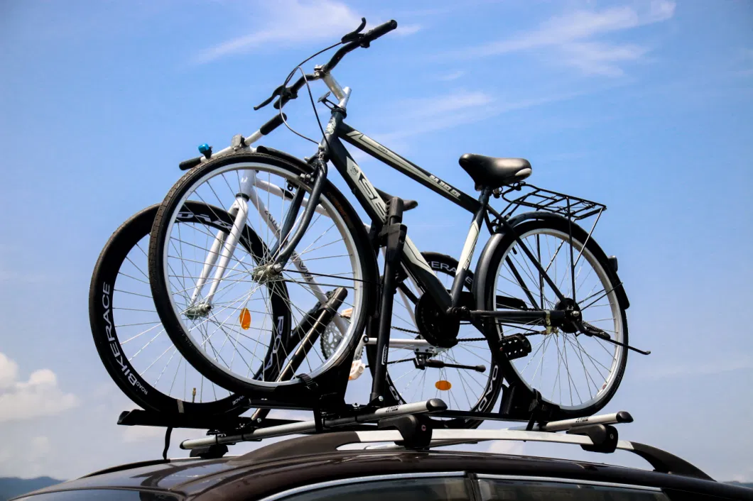 Universal Aluminum Foldable Small Volume Car Bicycle Carrier Mount Bike Holder Roof Bike Rack