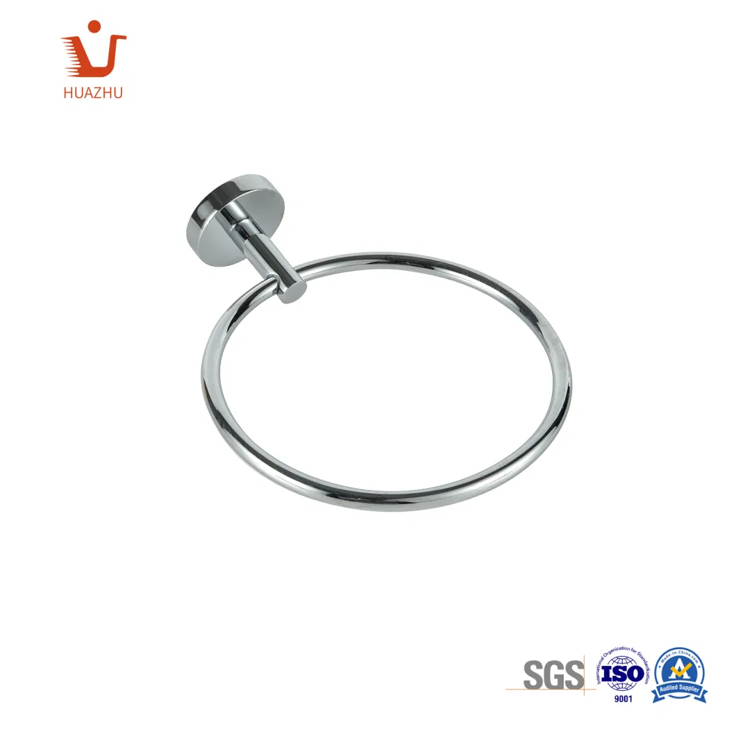 304 Stainless Steel Bathroom Accessories Chrome Bathroom Metal Towel Ring