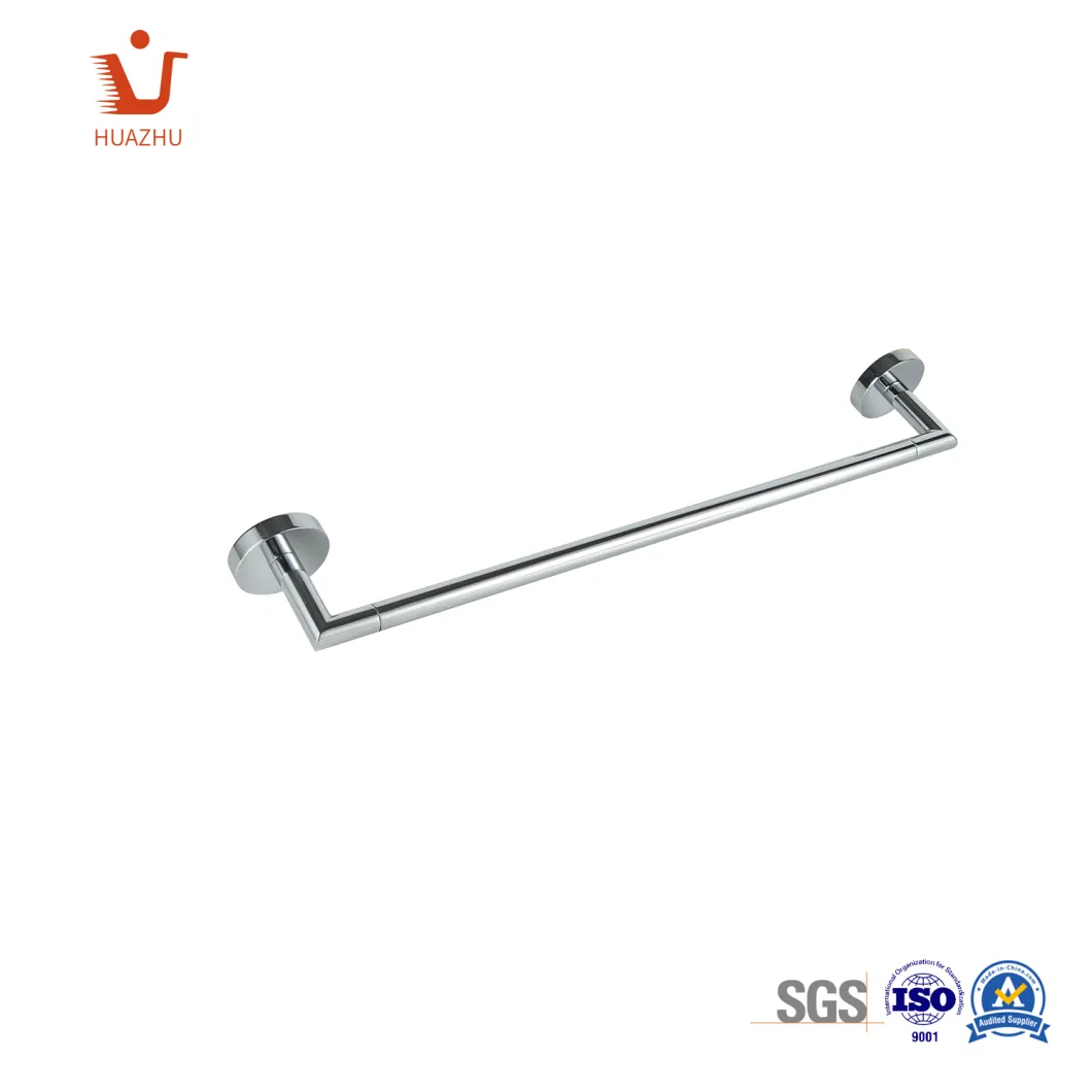 Wall Mount Bathroom Fitting Accessories Chrome Polished Finish Towel Bar