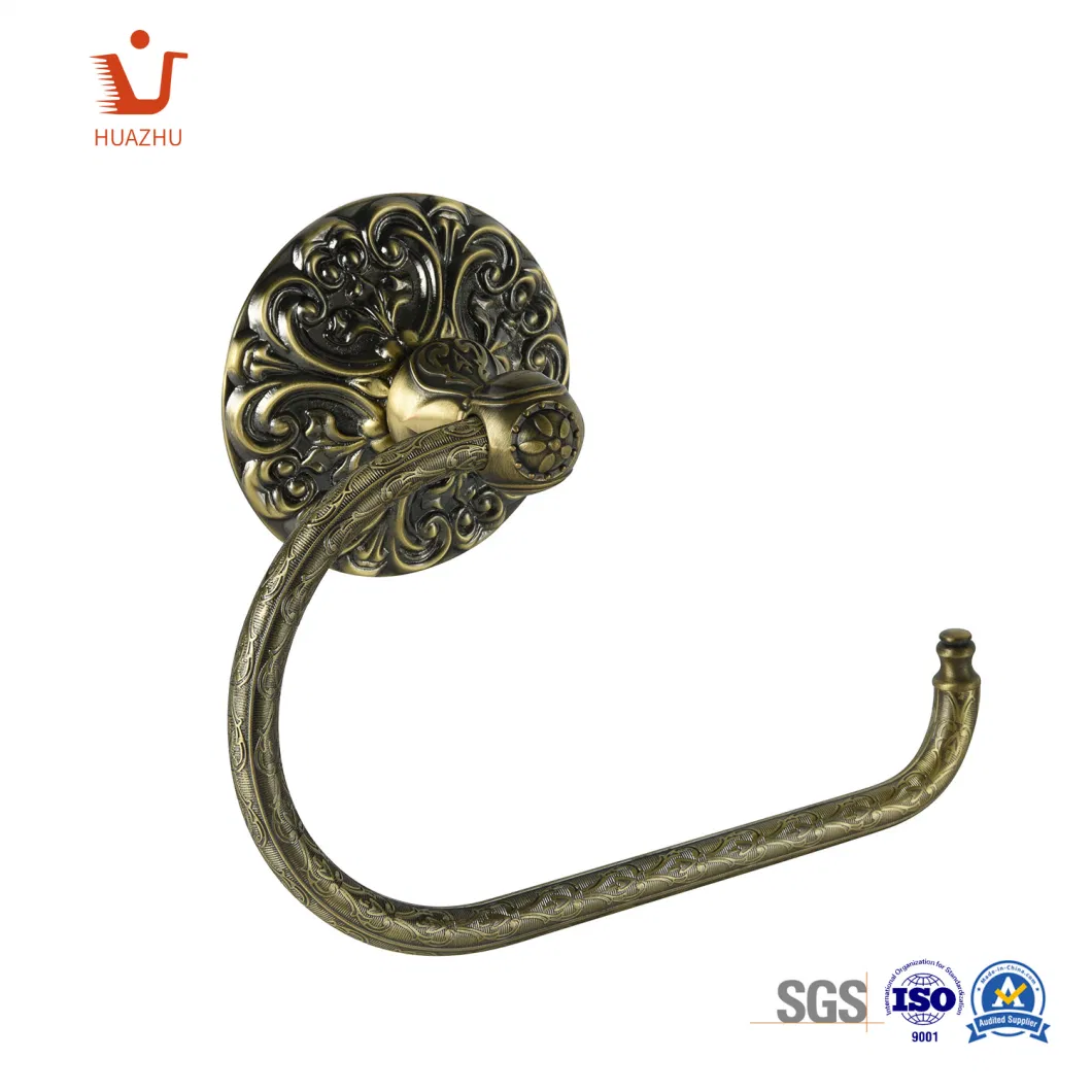 High Quality 304 Stainless Steel Bathroom Towel Ring Wall Mounted Bathroom Accessories Towel Rack for Kitchen Zamak Base