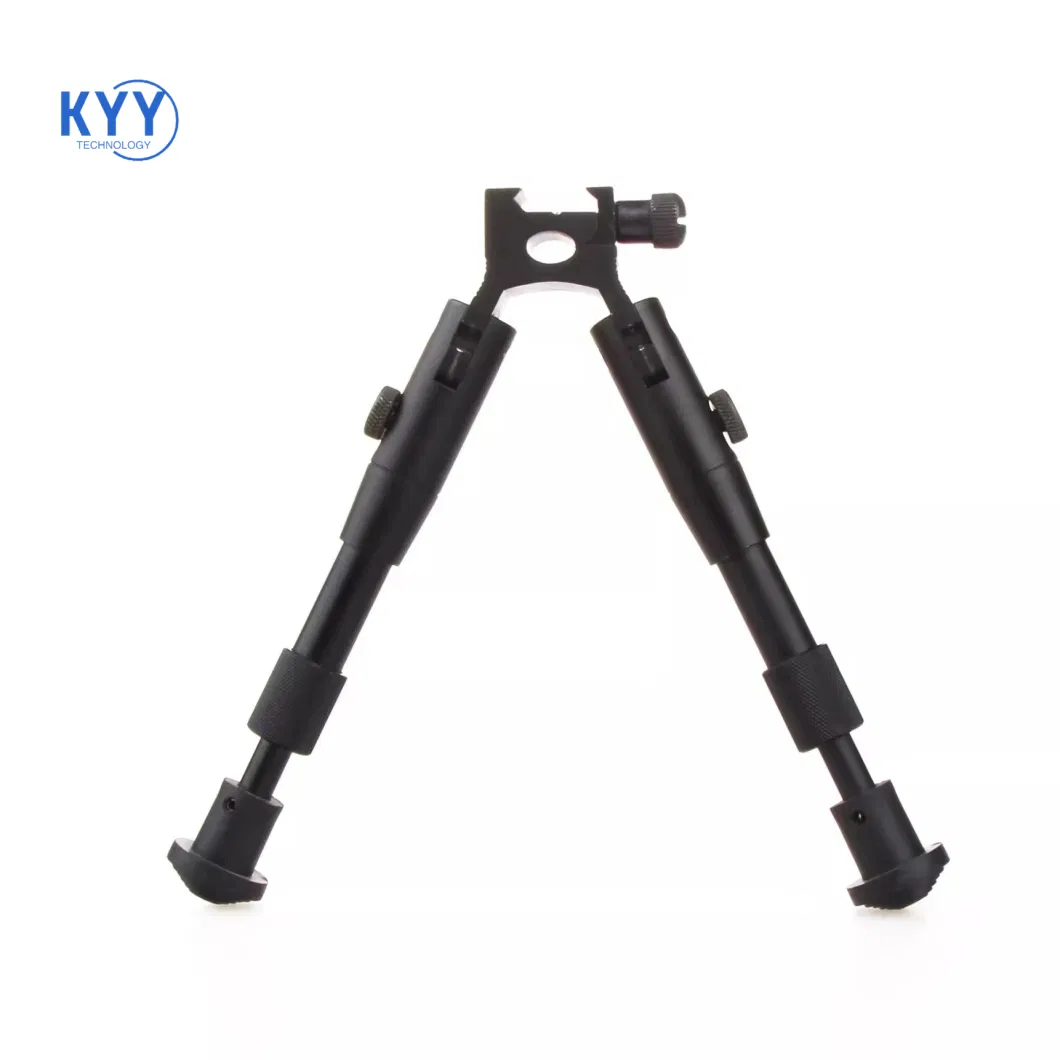 Outdoor Hunting Bipod Tactical Retractable Folding 3 Inch Metal Steel Rack Bipods