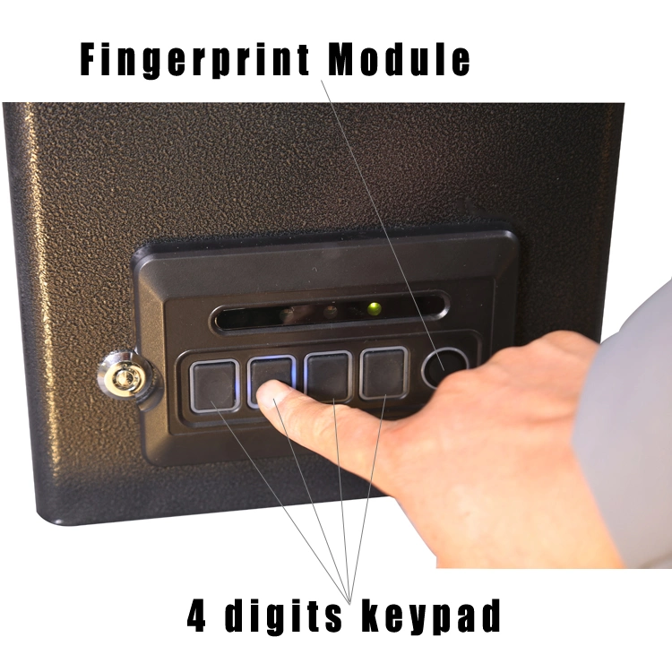 Quick Access Fingerprint Biometric Car Gun Safe Box