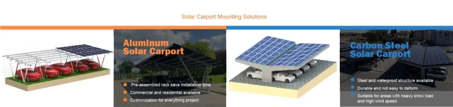 Zinc Aluminum Magnesium Solar Flat Roof PV Support Ballast Rack for Apoyo Solar Rooftop Mounting