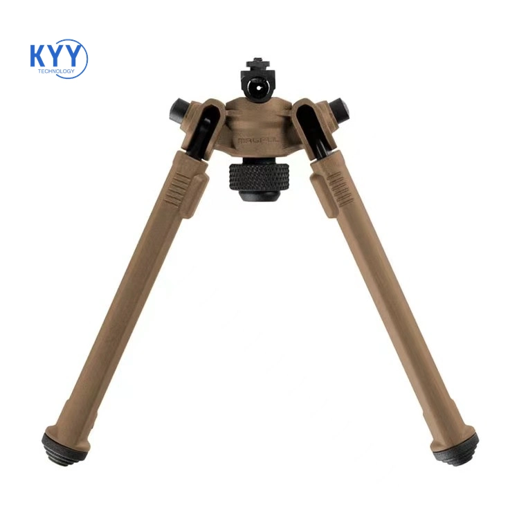 Outdoor Aluminum Alloy Nylon Foot Stand Telescopic Tactical Rack Bipod