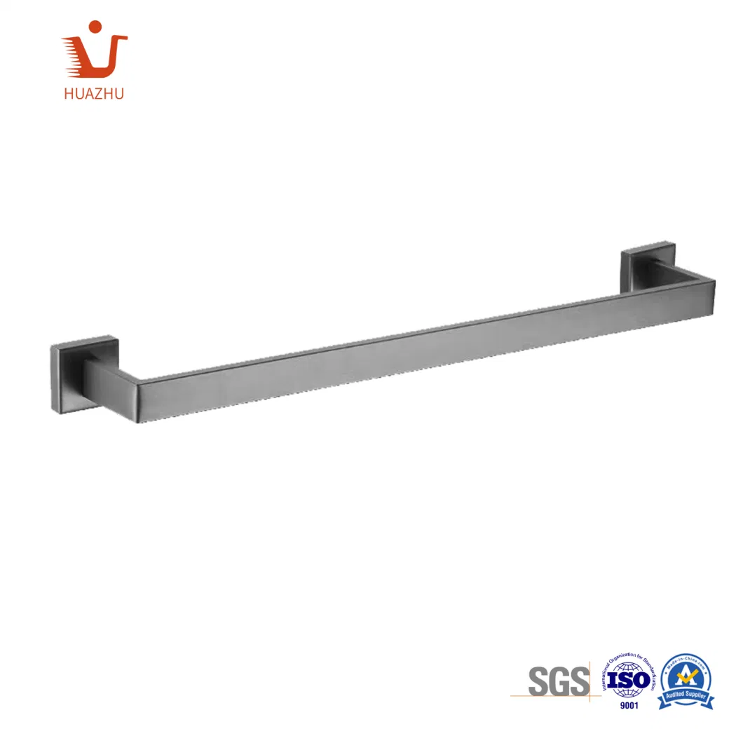 Wall Mount Bathroom Fitting Accessories Chrome Polished Finish Towel Bar