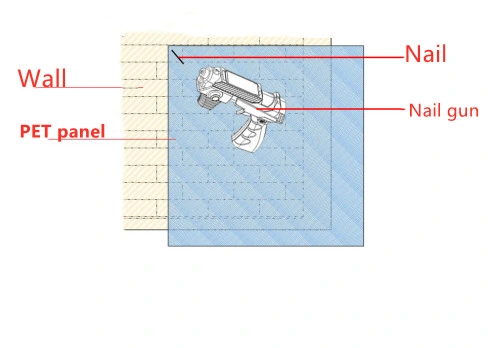 ASTM-E84 CLASS A OAK Melamine surface slat PET wall panel