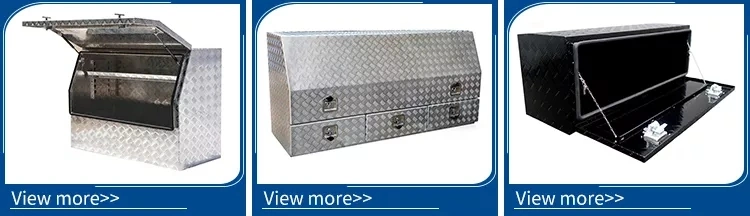 OEM Waterproof Aluminum Truck Bed Tool Box Aluminum 3 Door Ute Canopy 1800L X 1780W Roof Rack for Ute Canopy