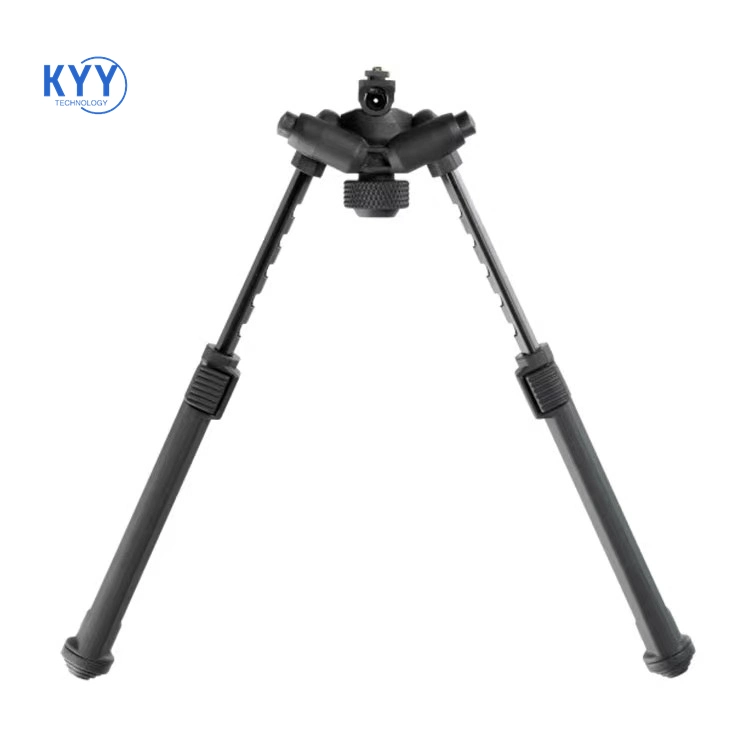 Outdoor Aluminum Alloy Nylon Foot Stand Telescopic Tactical Rack Bipod