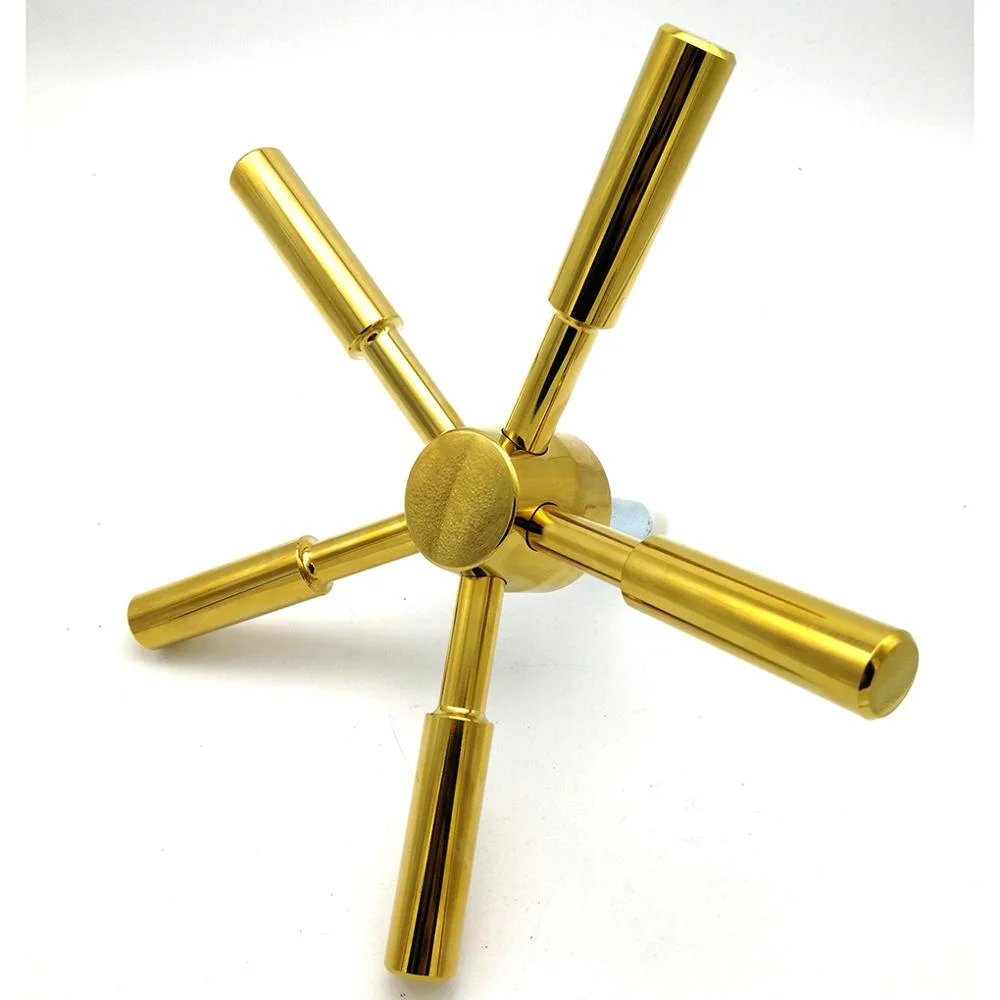 High Quality Brass 5 Spoke Safe Handle for Gun Safe