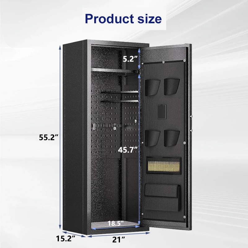 Large Digital Gun Storage Boxes Waterproof Fireproof Resistant Gun Safe