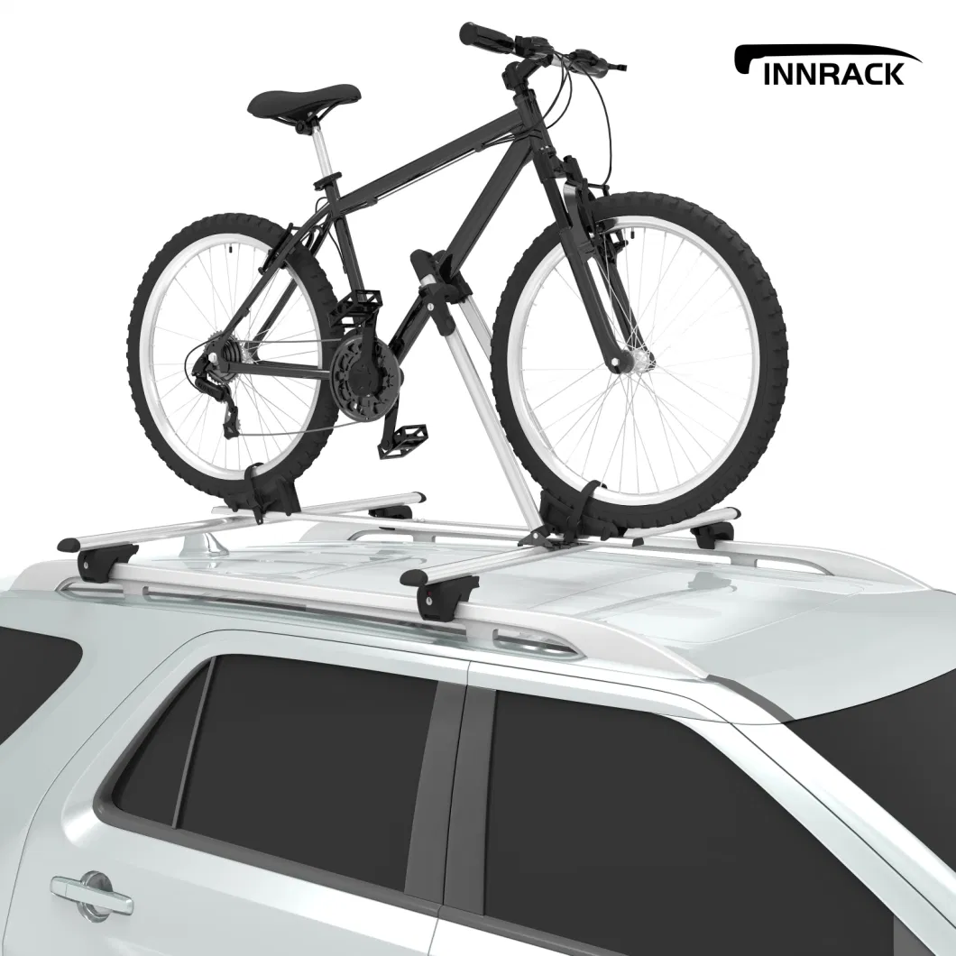 Universal Aluminum Foldable Small Volume Car Bicycle Carrier Mount Bike Holder Roof Bike Rack