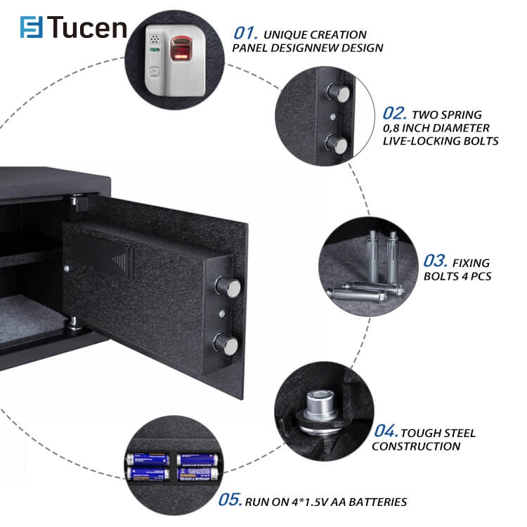 Portable Safe Box Digital Security Storage for Home Office Safety Gun Cash Safe