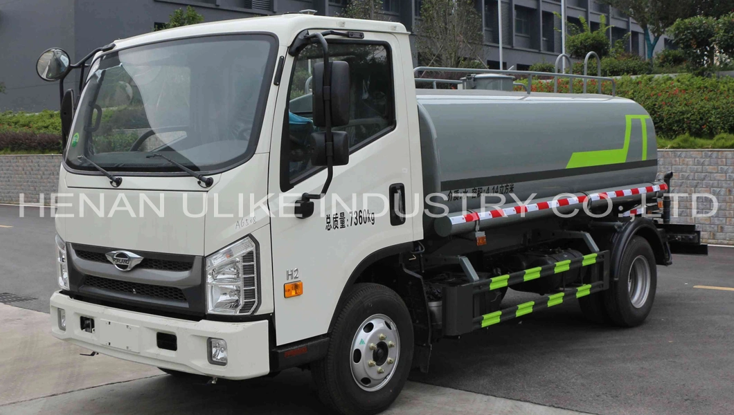 Dust Suppression Vehicle Water Tank Disinfection Truck Multi-Function Dust Suppression