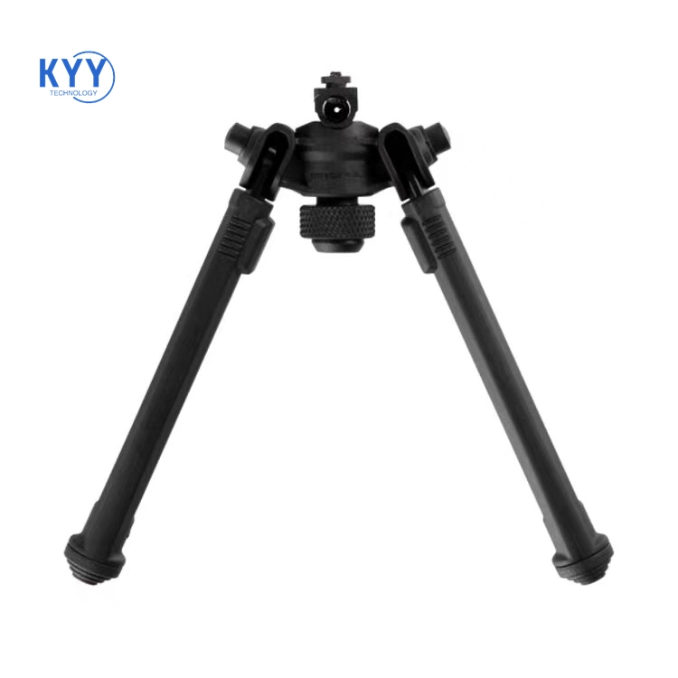 Outdoor Aluminum Alloy Nylon Foot Stand Telescopic Tactical Rack Bipod