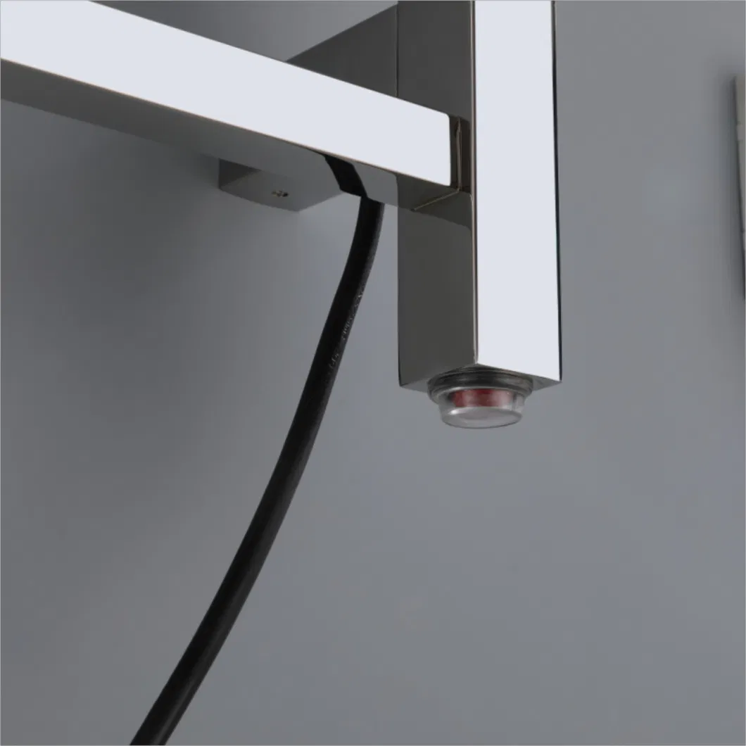 Space-Saving Stainless Steel Electric Towel Rack with Top Rack