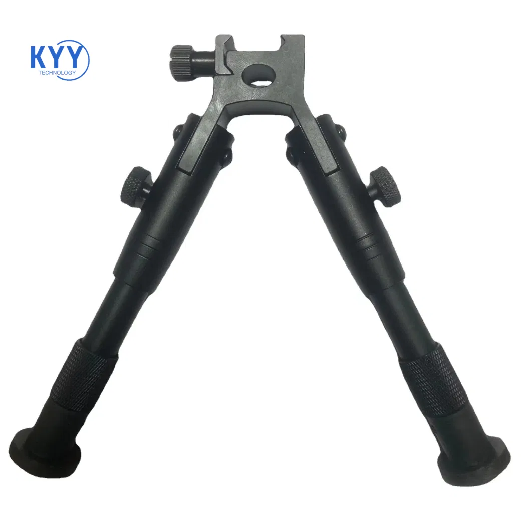 Outdoor Hunting Bipod Tactical Retractable Folding 3 Inch Metal Steel Rack Bipods