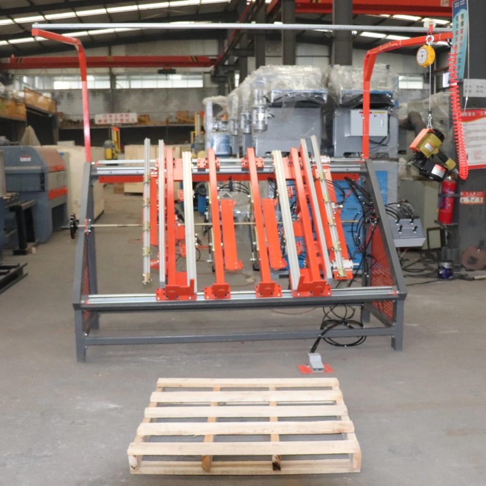 Euro Wood Pallet Dispenser Packing Handling Machine