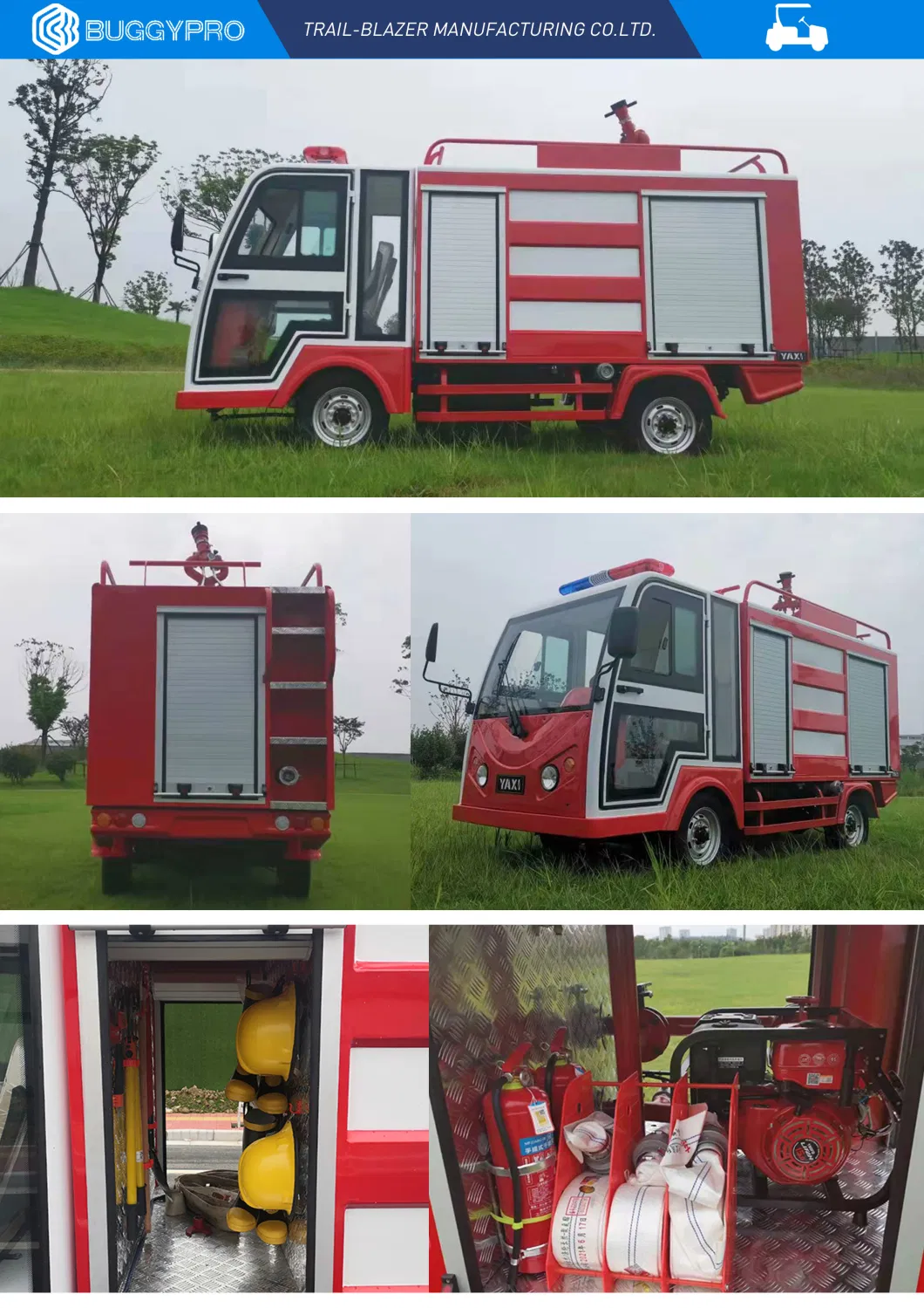 Electric Mini Fire Truck Township New Energy Fire Rescue Water Truck