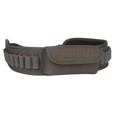 Custodia da caccia all′aperto con cintura arrotonda 30 impermeabile, tiro al neoprene verde Custodia Bandolier Ammo Belt Wyz21653