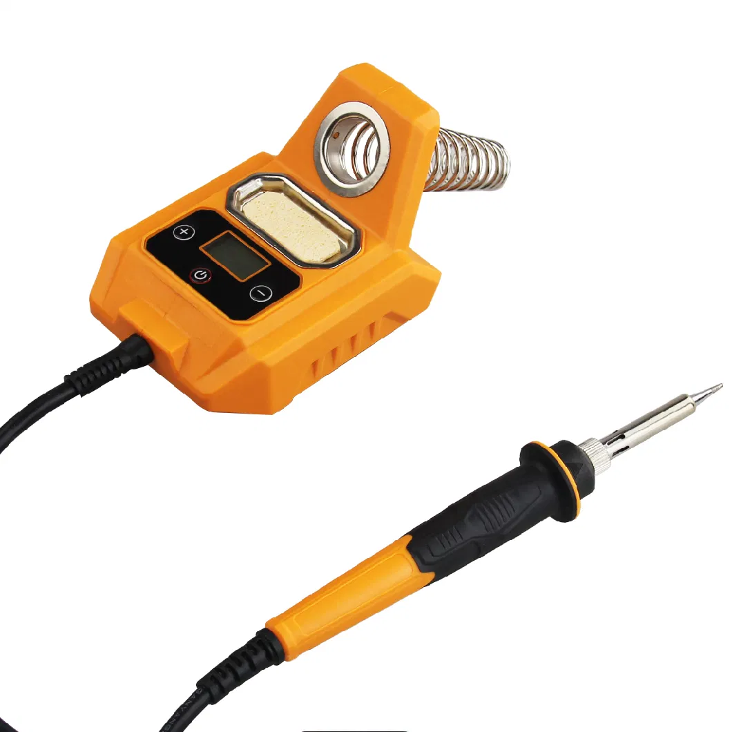 Cordless Rechargeable Lithium Battery Tool Kit, Portable Mini Soldering Iron Station with Power Supply Hot Glue Gun