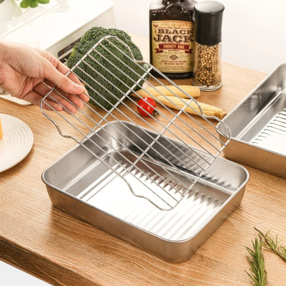 Stainless Steel Baking Pan Cookie Cooling Rack Roasting Rack Mi25101