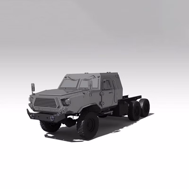 6X6 Light Rocket Launcher Special Chassis Vehicle Rocket Launcher Carrier