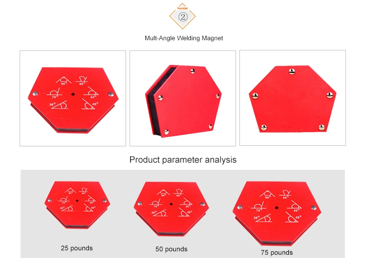 King Sun Strong Arrow Shape Magnet Weld Holders for Multiple Angles