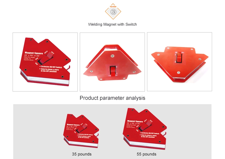 King Sun Strong Arrow Shape Magnet Weld Holders for Multiple Angles