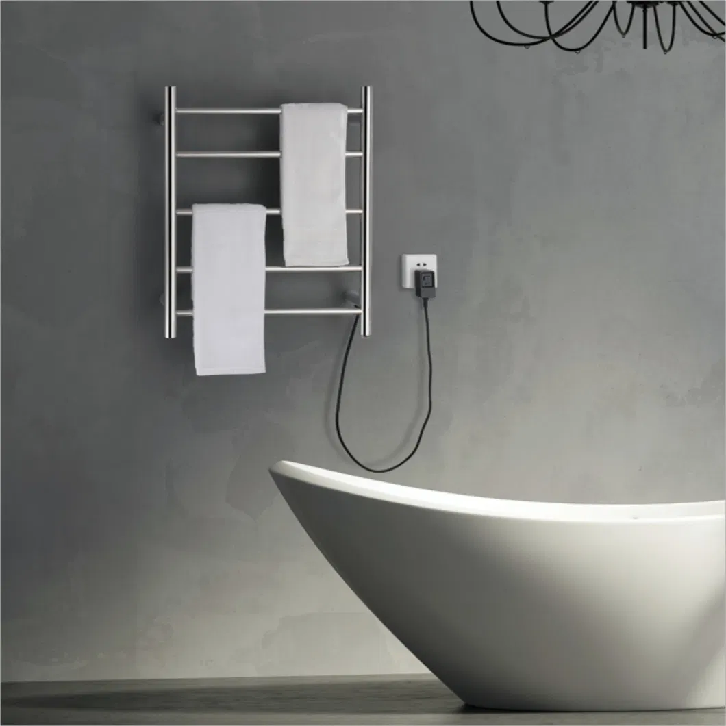 Stainless Steel Towel Warmer Wall-Mounted Electric Towel Rack for Bathrooms