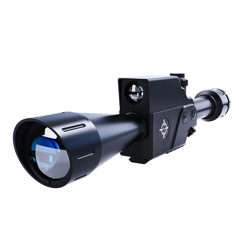 Long Range Over 1000m Distance Detectable IR Laser Rangefinder Dual Reticles Tactical Hunting Lrf Ranging 8X42 Weapon Telescopic Ranging Scope