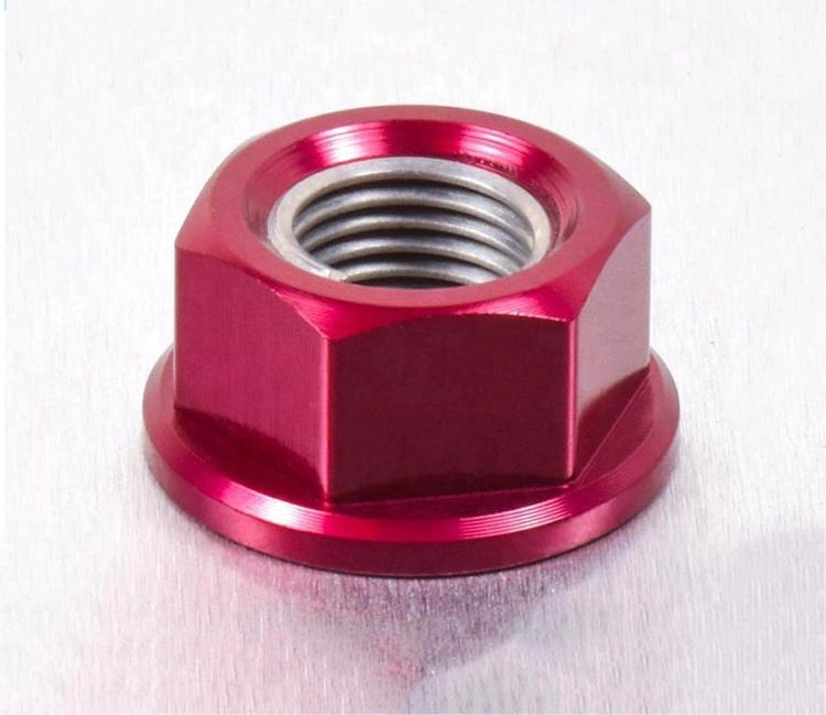 M8 Exhaust Manifold Hex Nuts Copper Plated Hex Self Locking Nut