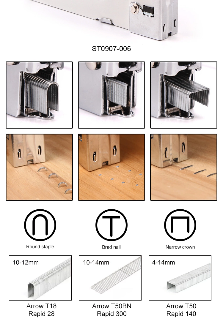 3 Way Staples Gun GS Stapler for Wood Upholstery Ceiling Tiles Rack Roofing