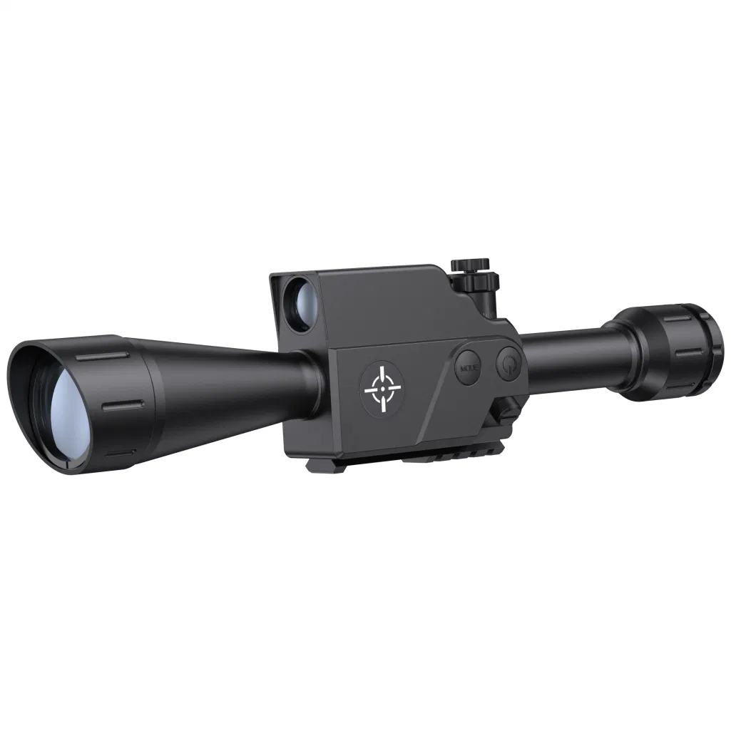 Long Range Over 1000m Distance Detectable IR Laser Rangefinder Dual Reticles Tactical Hunting Lrf Ranging 8X42 Weapon Telescopic Ranging Scope