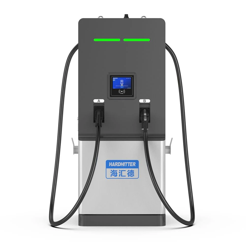 DC EV Charge Connector CCS2 Gbt Dual Guns EV Charging Station