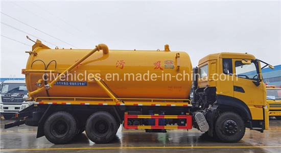 DFAC 6X4 18m3 Cesspit Fecal Suction Sewage Vacuum Tanker Truck